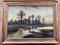 Arthur Cole, Punts on the River, pinturas al óleo, década de 1890, enmarcado. Juego de 2, Imagen 4