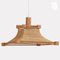 Vintage Wood and Rope Hanging Lamp, 1960s, Image 1