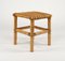 Mid-Century Stool or Pouf in Bamboo and Rattan, Italy, 1970s, Image 4