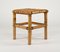 Mid-Century Stool or Pouf in Bamboo and Rattan, Italy, 1970s, Image 9