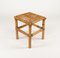 Tabouret ou Pouf Mid-Century en Bambou et Rotin, Italie, 1970s 14