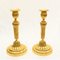 Ormolu Gild Candleholders by Henry Dasson, 1880s, Set of 2 1