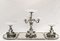 Silver Plate Cherub Glass Table Display 1