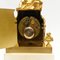Reloj Cherub francés de manto dorado de Linke French, década de 1890, Imagen 12