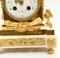 Reloj Cherub francés de manto dorado de Linke French, década de 1890, Imagen 4