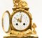 Reloj Cherub francés de manto dorado de Linke French, década de 1890, Imagen 5