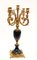 French Clock Set Garniture Candelabras in Floral Porcelain, Set of 3 13