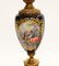 Juego de reloj francés Candelabros de porcelana floral. Juego de 3, Imagen 3
