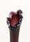 20th Century Bordeaux Red Murano Glass Long Neck Vase, Italy, 1970s 2
