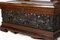 19th Century French Chest Bench with Chestnut Tree Motif, France, 1900s 16