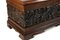 19th Century French Chest Bench with Chestnut Tree Motif, France, 1900s 10