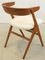 Vintage Sibast Dining Room Chairs, 1950s, Set of 4 17