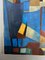 Jean Billecocq, Composición abstracta geométrica, siglo XX, óleo sobre lienzo, Imagen 6