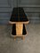 Tavolino da caffè in vimini e piastrelle in ceramica nera, anni '60, Immagine 8