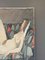 Desnuda en el sofá, años 50, óleo sobre lienzo grande, enmarcado, Imagen 11