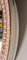 Miroir Ovale avec Cadre en Céramique Capodimonte 9