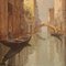 Italian Artist, View of Venice, 1960, Oil on Canvas, Framed 14
