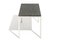 T-Angle Side Table with Marble Plate in the style of Florence Knoll 3