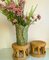 Mid-Century Bamboo and Rattan Plant Stands, 1960s, Set of 2, Image 3