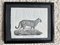 Biedermeier Artist, The Gentle Cat, 1831, Lithograph, Framed, Image 1