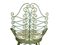 Mid-Century Italian Green and Gold Wrought Iron Peacock Chair, 1950s, Image 7