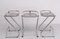 Vintage S70-3 Bar Stools by Borge Lindau & Bo Lindekrantz for Lammhults 1960, Set of 3, Image 1