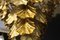 Großer Glas Kronleuchter mit Perlmuttfarbenem Muranoglas & Golden Golden, 2000 5