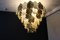 Large Glass Chandelier with Pearly Murano and Golden Golden, 2000 14
