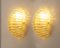 Vintage Italian Wall Lights in Amber Murano Glass with Brass Structure, 1990s, Set of 2, Image 2