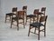 Vintage Danish Chairs by Ib Kofod Larsen for Christensen & Larsen, 1960s, Set of 6 3