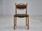 Vintage Danish Chairs in Wool and Oak, 1950s, Set of 3 4