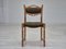 Vintage Danish Chairs in Wool and Oak, 1950s, Set of 3, Image 4