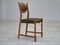 Vintage Danish Chairs in Wool and Oak, 1950s, Set of 3, Image 5