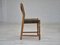 Vintage Danish Chairs in Wool and Oak, 1950s, Set of 3, Image 10