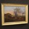 Artista francés, paisaje de campo, 1870, óleo sobre lienzo, enmarcado, Imagen 6