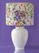 Vintage Royal Delft White Table Lamp & House of Hackney Lampshade, Image 1