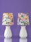 Royal Delft White Table Lamps, House of Hackney Lampshades, Set of 2 1