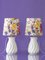 Royal Delft White Table Lamps, House of Hackney Lampshades, Set of 2 5