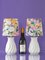 Royal Delft White Table Lamps, House of Hackney Lampshades, Set of 2 2