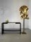 Patinated Lacquer Console Table with Gold Leaf from Roche Bobois, 1970s 3