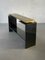 Patinated Lacquer Console Table with Gold Leaf from Roche Bobois, 1970s, Image 5