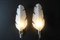 Glass Wall Lights in Pearly White Murano, 2000, Set of 2 10