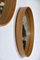Espejos de pared suecos Mid-Century de madera curvada y haya, años 60. Juego de 2, Imagen 9
