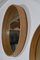 Espejos de pared suecos Mid-Century de madera curvada y haya, años 60. Juego de 2, Imagen 10