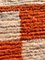 Traditioneller orangefarbener Berber Boho Boujad Marokkanischer handgefertigter Teppich 8