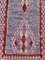 Traditional Moroccann Purple Handwoven Boucherouite Berber Cotton Rug, 1980s, Image 3