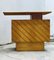 Mini Bar & Modern Style Pine Stools, Spain, 1970s, Set of 3 3