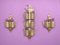 Trio Grand Hotel Sconces by Barovier & Toso, Murano, Italy, 1950s, Set of 3 1