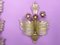 Trio Grand Hotel Sconces by Barovier & Toso, Murano, Italy, 1950s, Set of 3 11