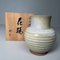 Earthenware Kyo-Yaki Ikebana Flower Vase, Japan, 1960s 2